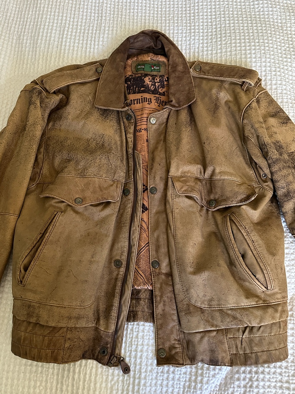 Vintage-Style Brown Men’s Jacket